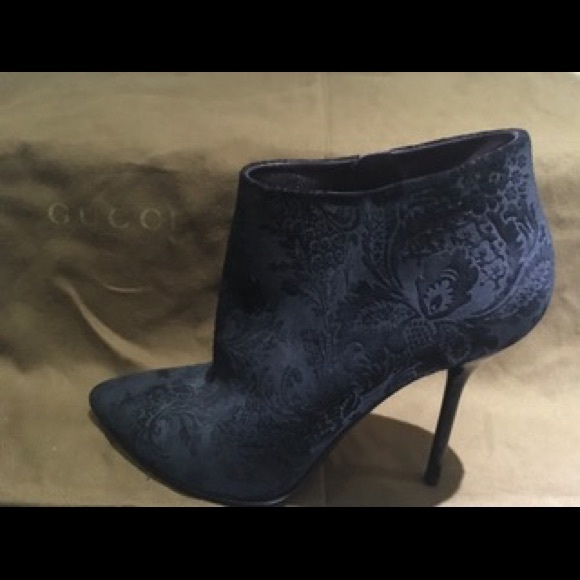 GUCCI Ankle Black Boots - Picture 1 of 4